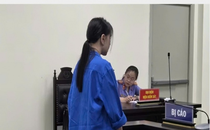 Bị cáo Nguyễn Thị Thanh Phương tại tòa. (Ảnh: Tiền phong)