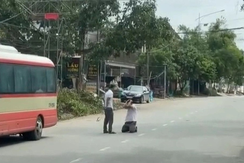 Hình ảnh ghi lại sự việc. Ảnh: Dân Trí