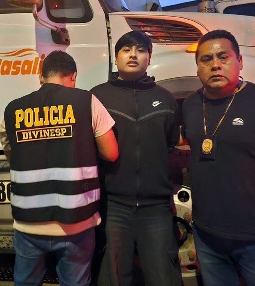 Tony Janzen Valverde Victoriano bị bắt ở Peru. Ảnh: X