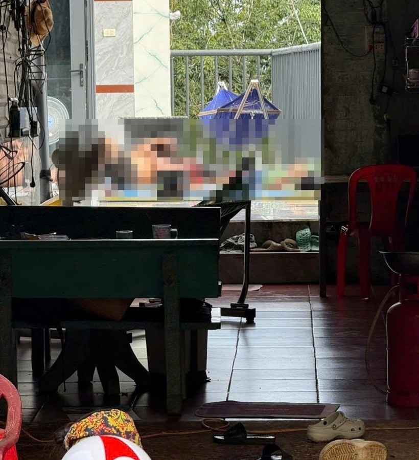 Hiện trường vụ án mạng. (Ảnh: Sài Gòn giải phóng)