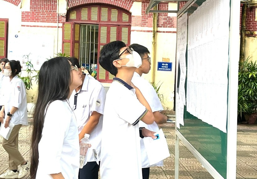 Hà Nội công bố điểm bài thi chọn đội tuyển học sinh dự thi quốc gia. Ảnh minh họa
