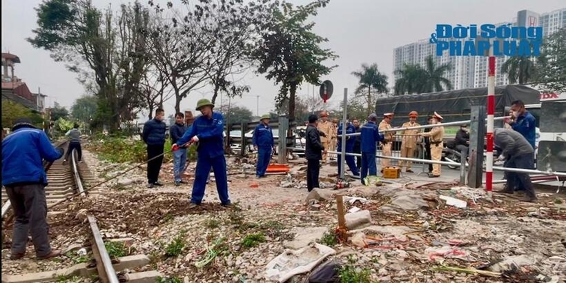 Đường sắt xoá lối đi tự mở tại khu vực đường Giải Phóng, Hà Nội