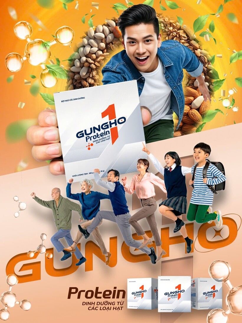 Gungho 1 Protein – Dinh dưỡng vàng cho sức khỏe chủ động - 1