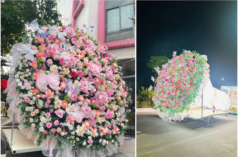 Hình ảnh đèn lồng của Trường DPA gây chú ý. Ảnh: ZNews