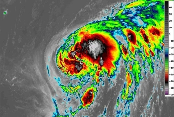 Bão Hạ Long là cơn bão số 22 trên Tây Bắc Thái Bình Dương. Ảnh: Weathernerds.org/ báo Lao động.
