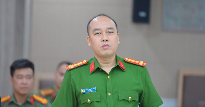 Đại tá Nguyễn Đức Long Phó Giám đốc Công an TP Hà Nội .