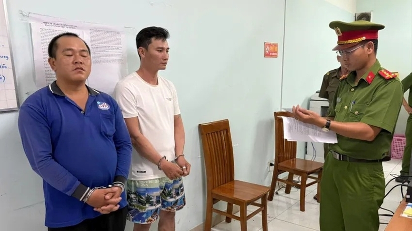 Công an TP.HCM khởi tố, bắt giam Mỹ và Tài để điều tra. Ảnh: Pháp luật TP.HCM