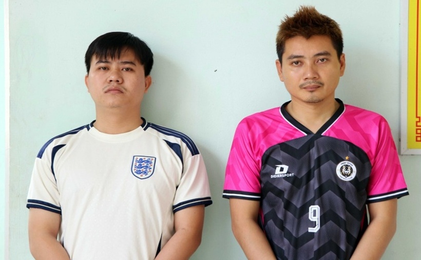 Hai đối tượng Nguyễn Văn Kháng và Nguyễn Minh Dũng. (Ảnh: Cơ quan công an)