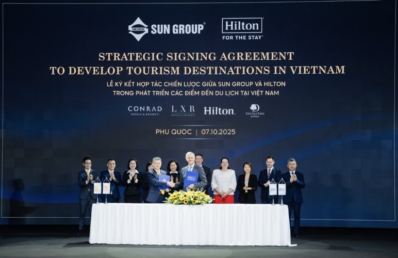 Lãnh đạo cấp cao nhất của Hilton ký kết hợp tác chiến lược với Sun Group