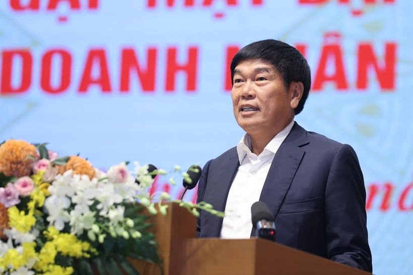 Ông Trần Đình Long – Chủ tịch HĐQT Tập đoàn Hòa Phát (Ảnh: VGP).