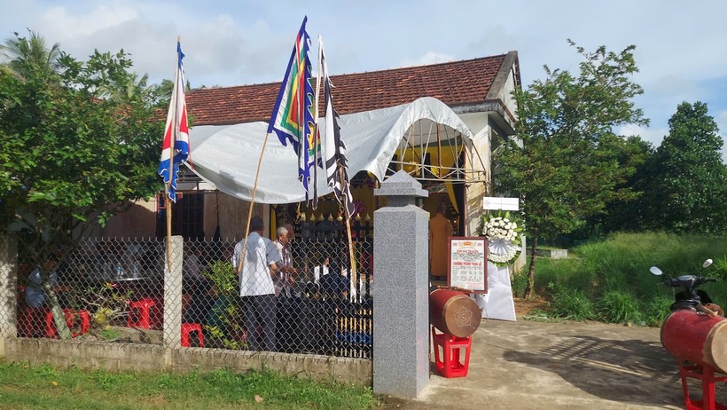 Gia đình tổ chức tang lễ cho bà Q. (Ảnh: Thanh niên)