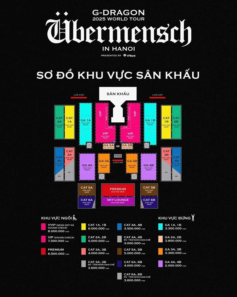 Cơn địa chấn G-DRAGON 2025 WORLD TOUR [Übermensch] mở bán vé Day 2 tại 8Wonder Ocean City - 2