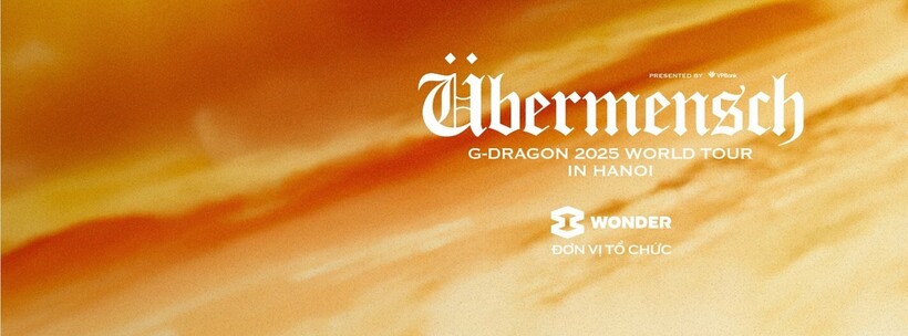 Cơn địa chấn G-DRAGON 2025 WORLD TOUR [Übermensch] mở bán vé Day 2 tại 8Wonder Ocean City - 3
