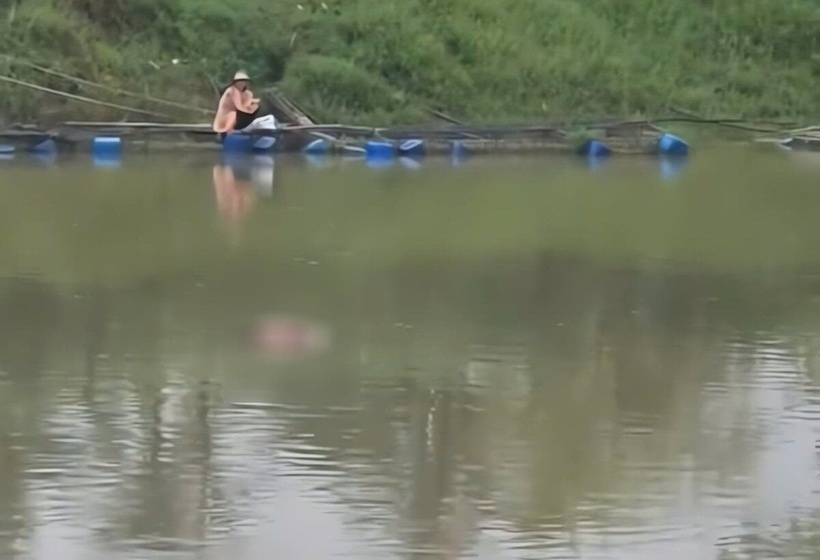 Nơi phát hiện ra thi thể ông C. Ảnh: Báo Công lý.