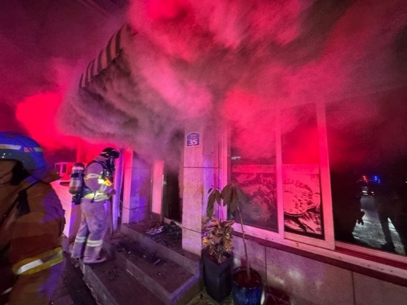 Hiện trường vụ cháy. Ảnh: Asia Business Daily