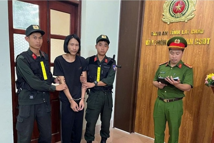 Đối tượng Lò Văn Khiêm bị bắt. Ảnh: Lao Động.