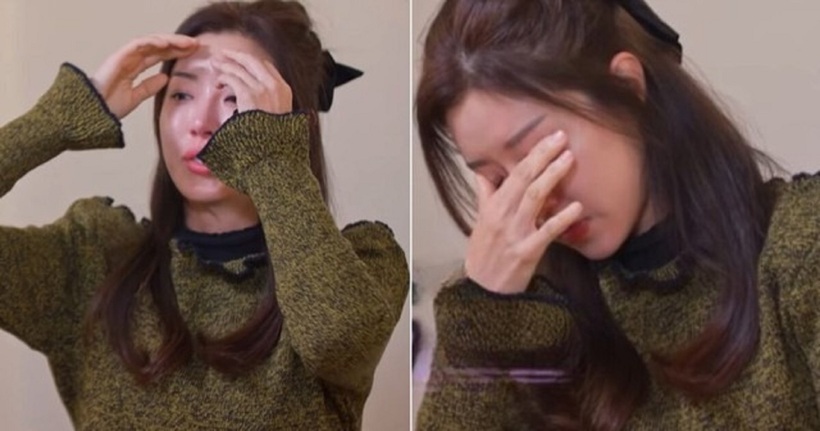 Park Han Byul bật khóc khi kể về quãng thời gian khó khăn.