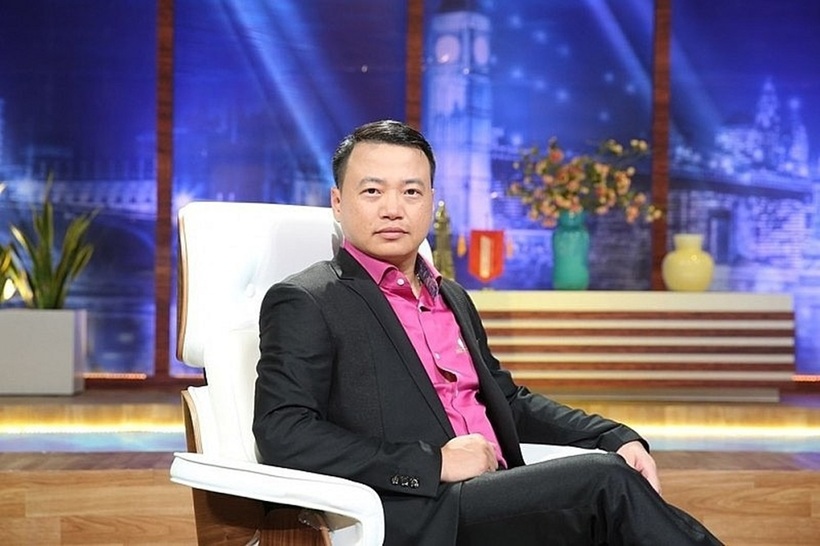 Shark Bình tham gia chương trình truyền hình. Ảnh: VietNamnet