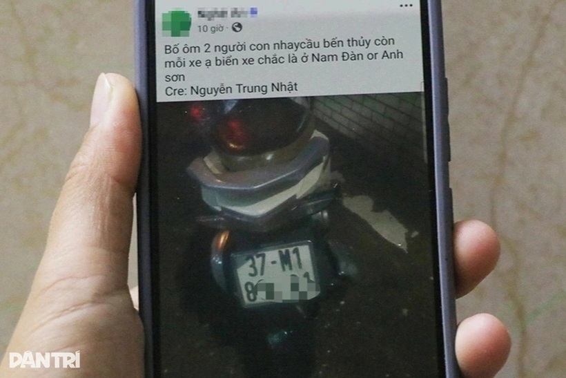 Thông tin về vụ việc được đăng tải trên mạng xã hội tối 13/10. Ảnh: Dân Trí