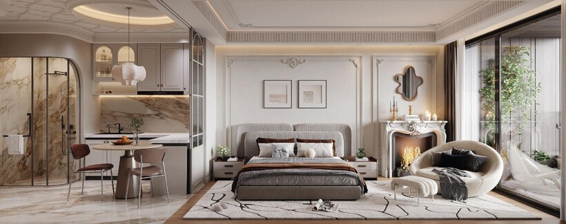 Căn hộ bàn giao chuẩn 5 sao từ những thương hiệu cao cấp hàng đầu như Duravit, Hansgrohe, Hafele, Marazzi, Atlas…(hoặc tương đương nhập khẩu chính hãng)