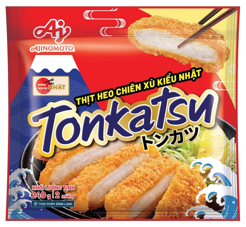 Thịt Heo Chiên Xù Kiểu Nhật Tonkatsu vừa ra mắt của Ajinomoto Việt Nam.