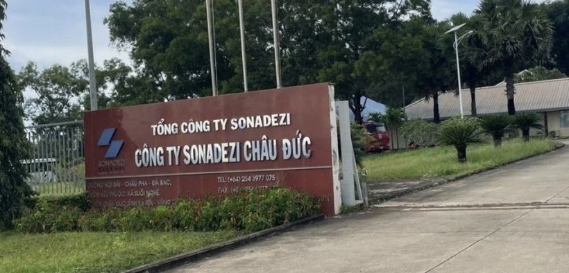 Công ty cổ phần Sonadezi Châu Đức bị xử phạt hơn 500 triệu đồng. Ảnh: Petrotimes