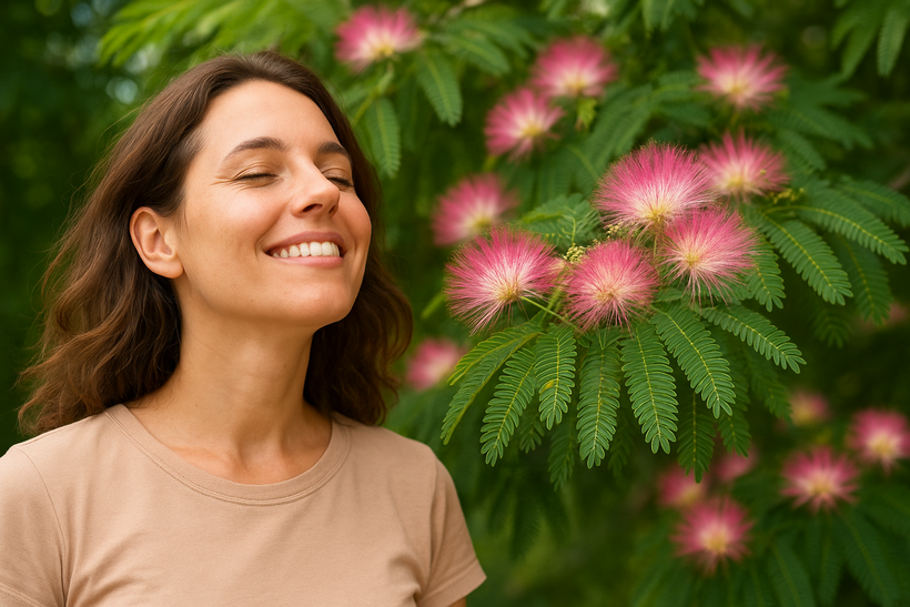 Hợp hoan bì làm dịu tâm trí và mang lại sự an yên cho tinh thần