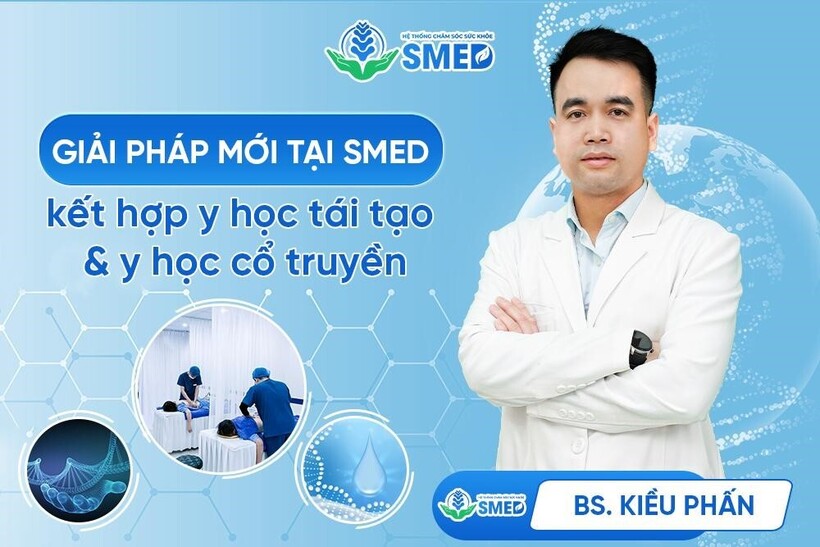 Giải pháp mới tại SMED - kết hợp y học tái tạo và y học cổ truyền