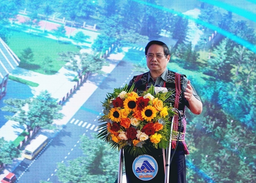 Thủ tướng chính phủ Phạm Minh Chính phát biểu chỉ đạo tại buổi lễ.