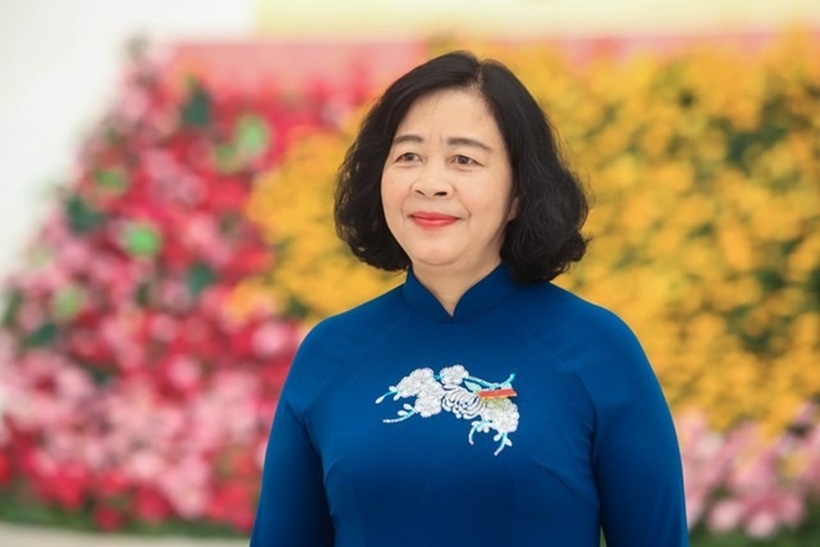Bà Bùi Thị Minh Hoài tiếp tục giữ chức Bí thư Thành ủy Hà Nội khóa XVIII (Ảnh: Hữu Thắng).