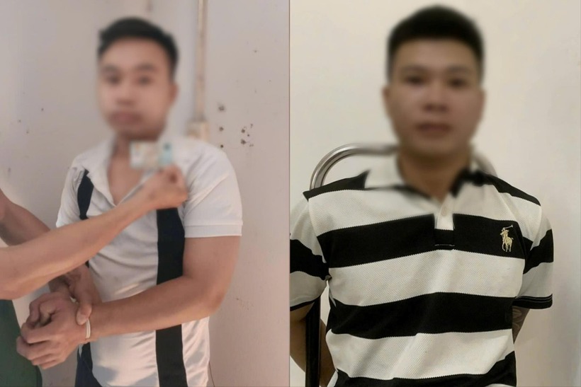 Công an TP. Đà Nẵng đã truy bắt thành công hai đối tượng truy nã nguy hiểm là Lê Hồng Long và Nguyễn Đức Hưng. Ảnh: Công lý.