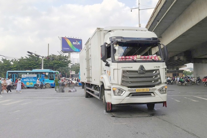 Hiện trường vụ tai nạn. Ảnh: Báo Xây dựng.