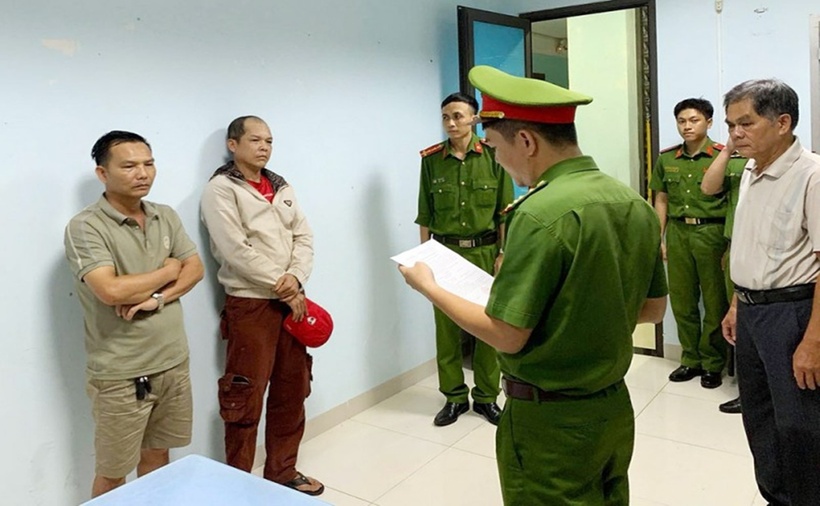Hai đối tượng trong vụ việc. (Ảnh: Tiền phong)