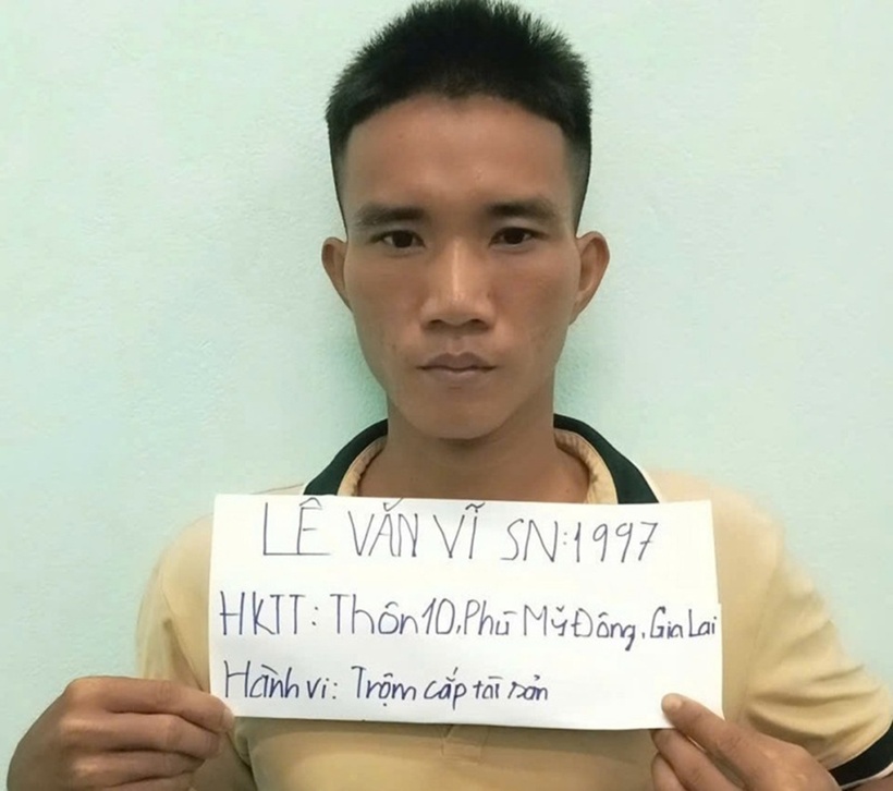 Đối tượng Lê Văn Vĩ. Ảnh: Báo Công an Nhân dân.