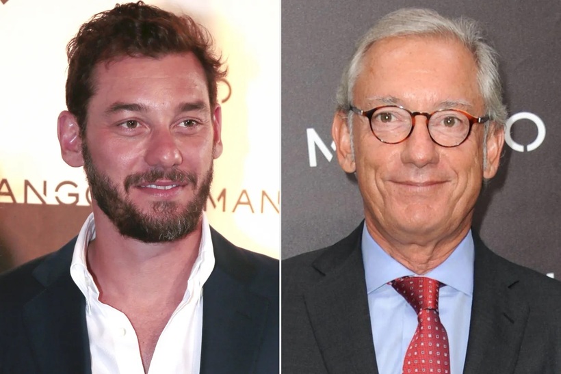 Ông Isak Andic, 70 tuổi – nhà sáng lập tập đoàn thời trang Mango và  con trai cả Jonathan Andic. Ảnh: People