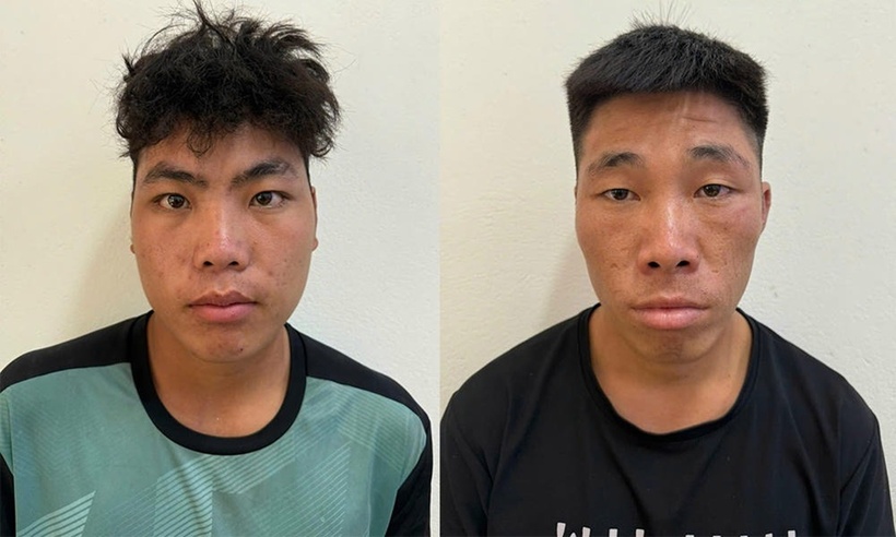 Giàng A Yên và Giàng A Quyết. Ảnh: Báo Tiền phong.