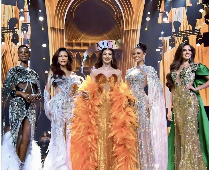 Top 5 Miss Grand International 2025. (Ảnh: Missosology)