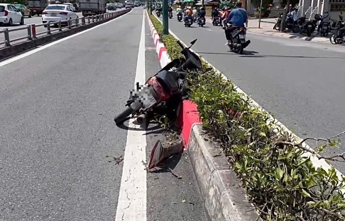 Hiện trường vụ tai nạn. Ảnh: VietNamNet.
