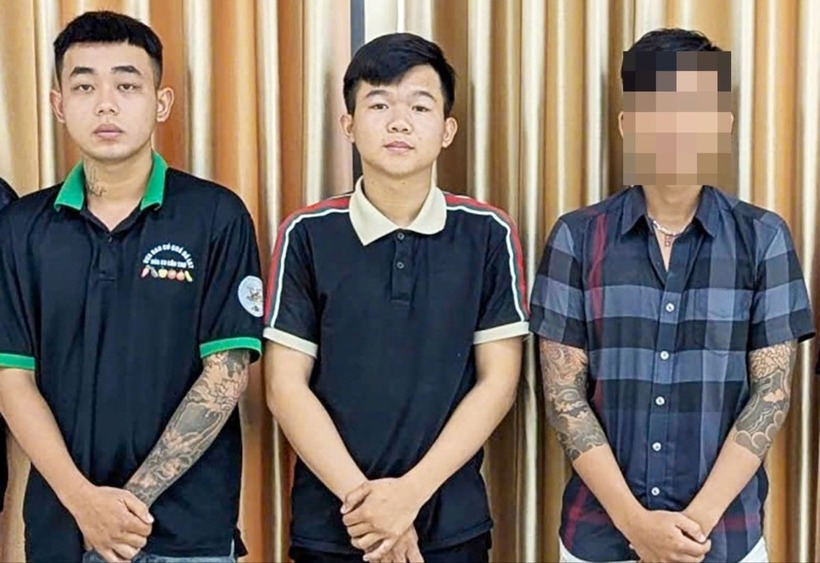 Từ Trái qua: Nguyễn Hữu Khánh, Nguyễn Thái An, Nguyễn Trần Anh Tuấn. (Ảnh: PLO)