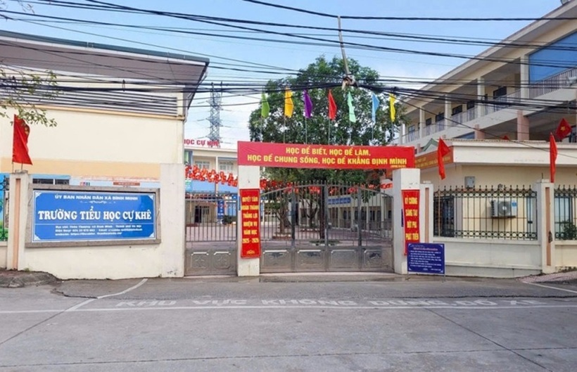 Trường Tiểu học Cự Khê. Ảnh: Công an Nhân dân