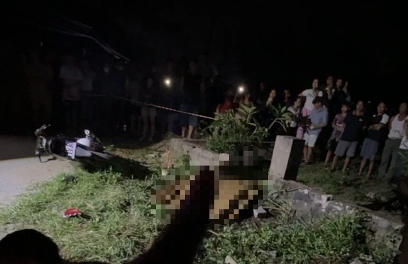 Vụ tai nạn khiến 1 người tử vong, 1 người bị thương nặng. Ảnh: Báo Xây dựng