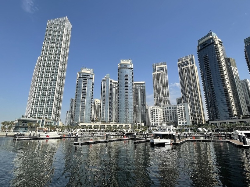 Khu đô thị Dubai Creek Harbour ở Dubai. Ảnh: OCCRP
