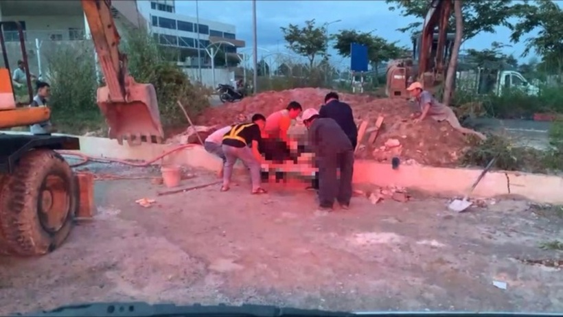 Hiện trường vụ tai nạn. Ảnh: Người Lao Động.