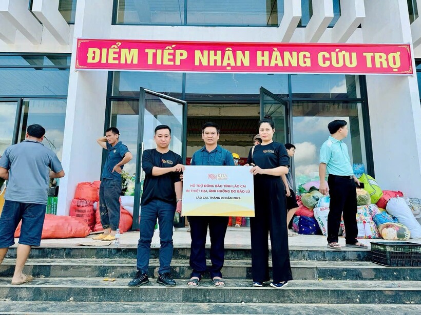 KITA Group hỗ trợ đồng bào số tỉnh miền núi phía Bắc bị thiệt hại do bão Yagi