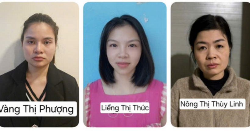 Một số bị can trong vụ án.