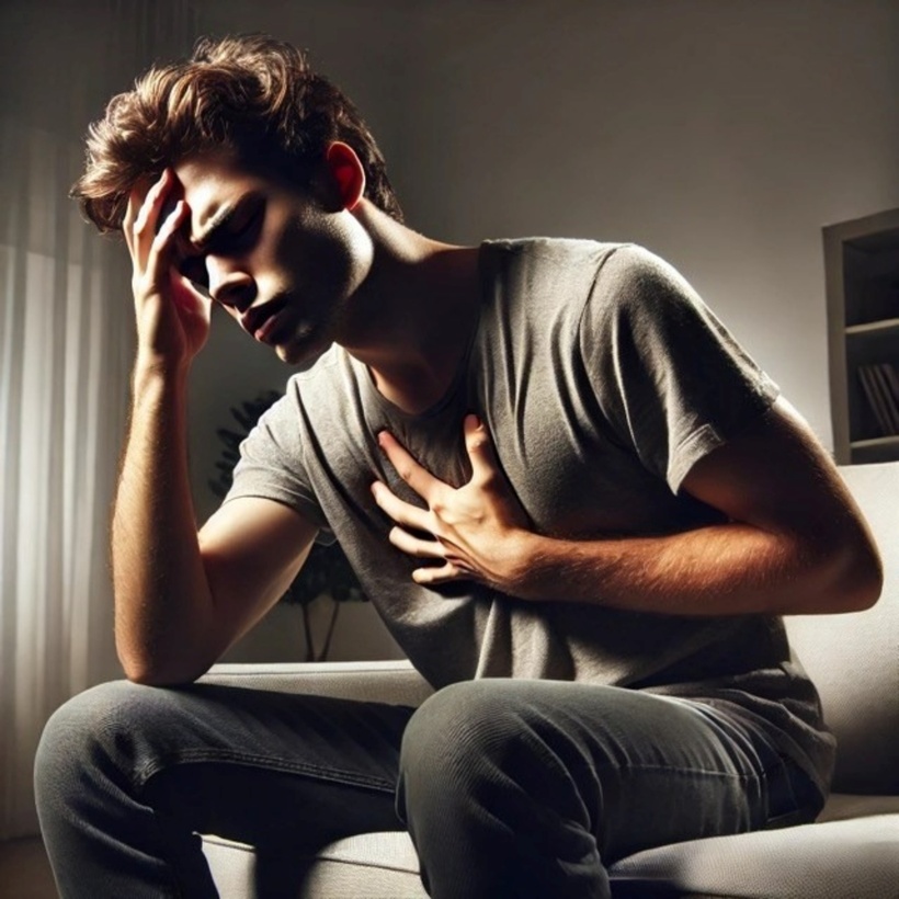 Tiếp xúc ánh sáng nhân tạo kéo dài vào ban đêm là thói quen khiến nhiều người trẻ có nguy cơ đột quỵ cao.  Ảnh minh họa.