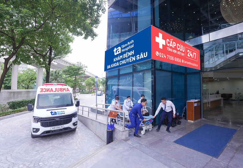 Đơn vị Cấp cứu, đặc biệt cấp cứu đột quỵ hoạt động 24/7, sẵn sàng ứng phó mọi tình huống khẩn cấp như đột quỵ, nhồi máu cơ tim, tai nạn… Ảnh: BVĐK Tâm Anh