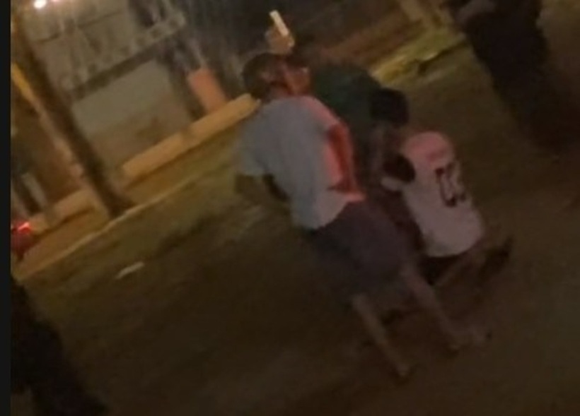 Hình ảnh ghi lại sự việc. Ảnh: Lao động