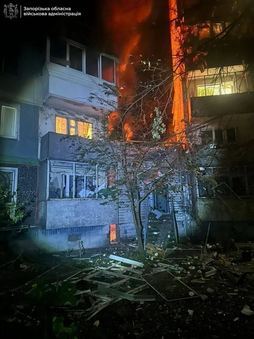 Thiệt hại sau cuộc tấn công mới nhất của Nga vào Ukraine. Ảnh: Kyiv Independent