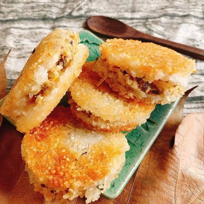 Cách làm món xôi chiên nhân thịt giòn rụm - 2